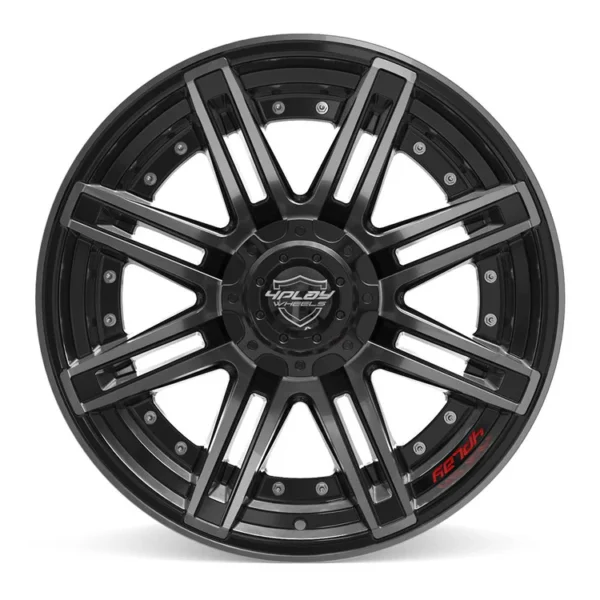 4PLAY 4P08 20x10 6x135 + 6x139 7  18et Gloss Black Brushed with Tinted Clear Wheel SET