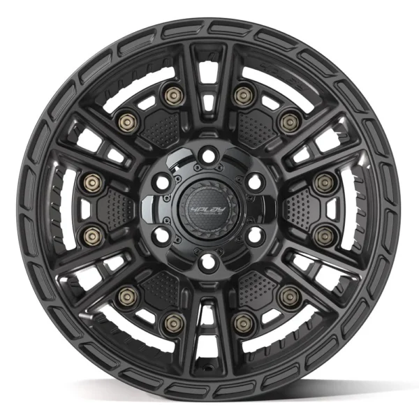 4PLAY 4PS01 17x9 6x135 + 6x139 7  6et Satin Black Wheel SET