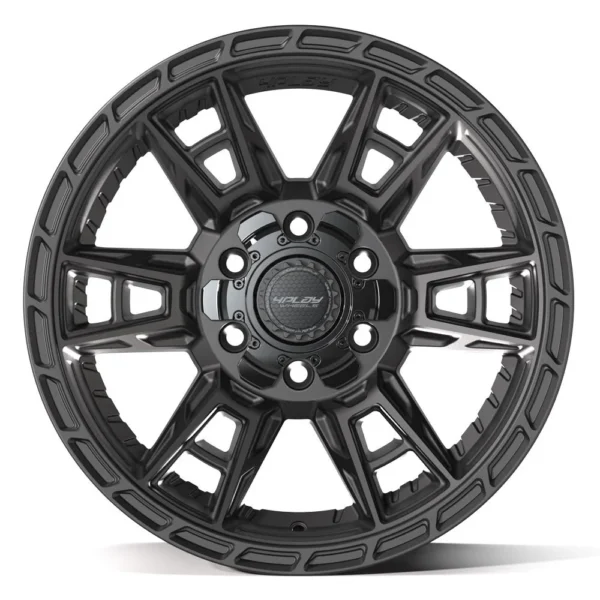 4PLAY 4PS20 17x9 6x135 + 6x139 7  6et Satin Black Wheel SET