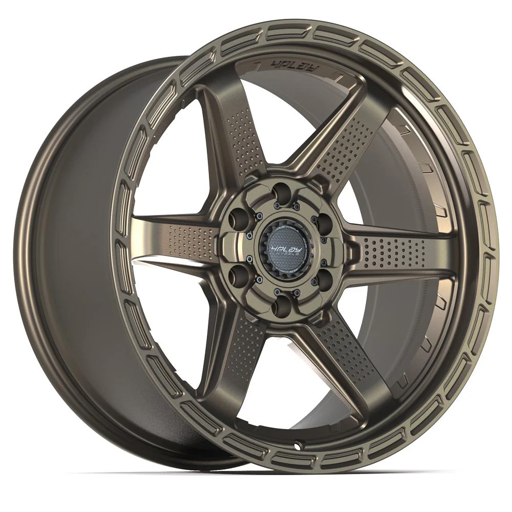 4PLAY 4PS63 20x9 6x135 + 6x139 7 Satin Bronze Wheels 275 55 20 TBB TS 37 AT Tires SET Image 4