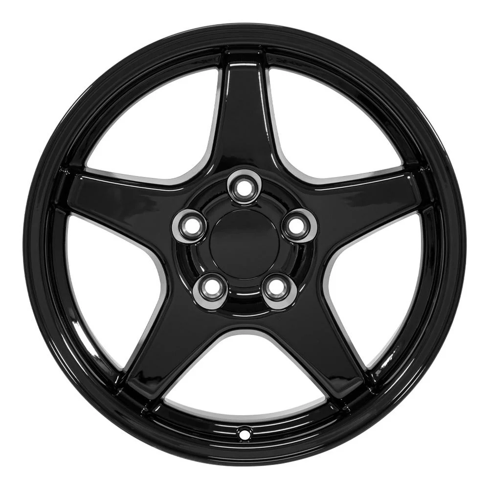 OE Wheels CV01 17x9 5 5x120 65 56et Gloss Black Wheel SET Image 2