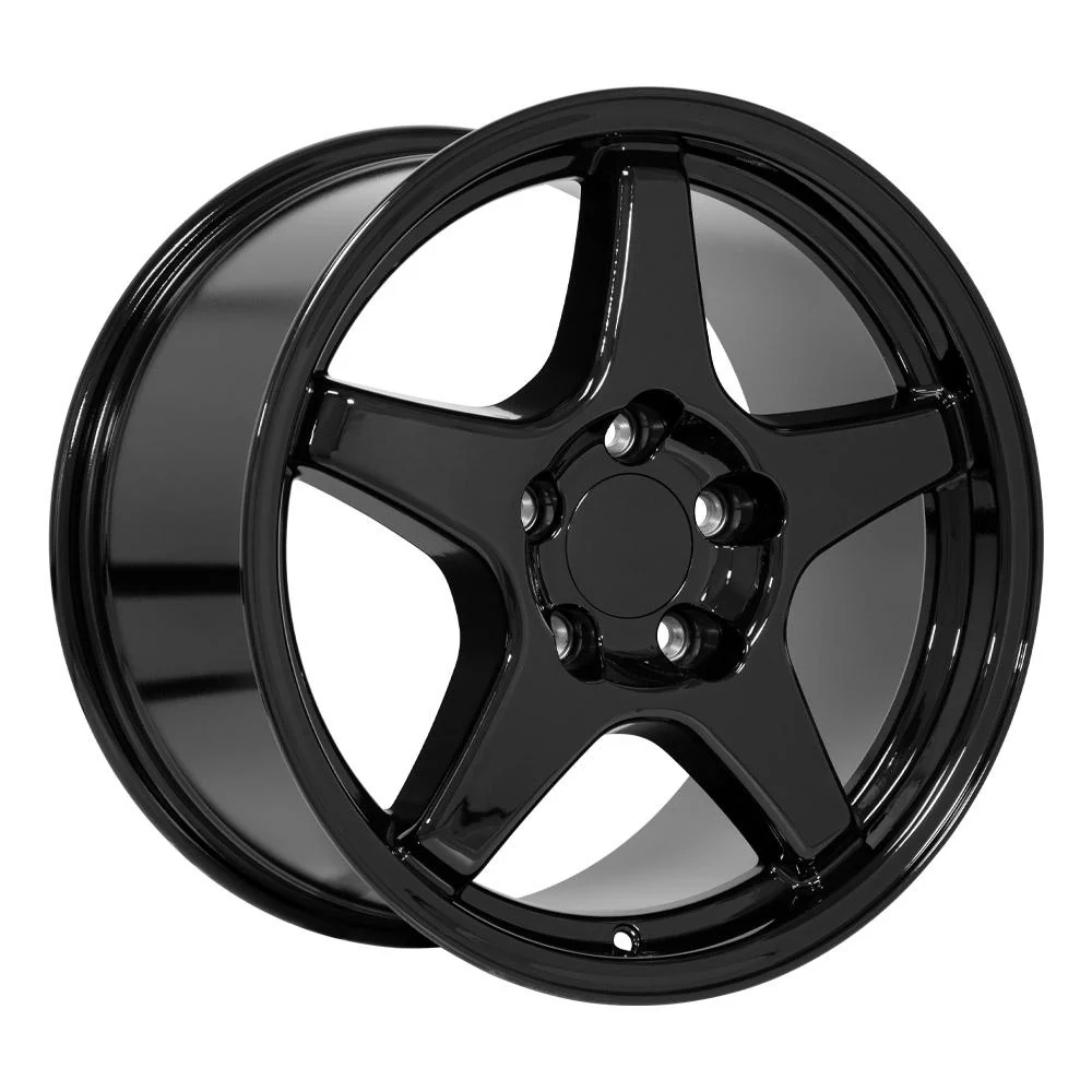 OE Wheels CV01 17x9 5 5x120 65 56et Gloss Black Wheel SET Image 3