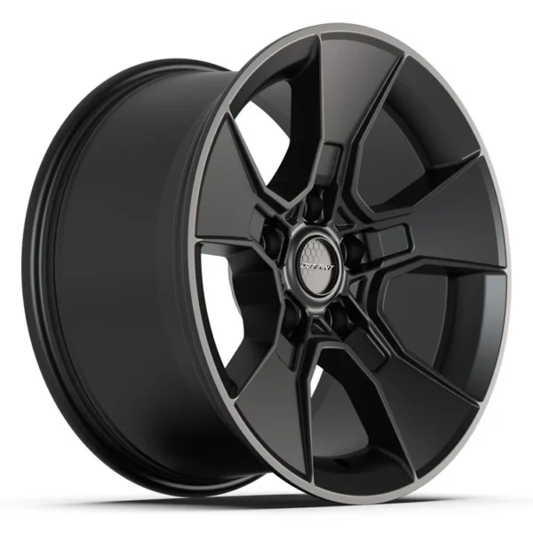 DEFIANT DF02 17x8 5 5x127 Satin Black Wheels 33x12 50 17 Sailun TerraMax RT Tires SET