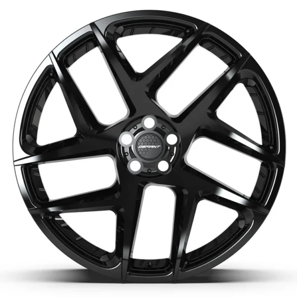 DEFIANT DF05 22x10 5x120 37et Gloss Black Wheel SET