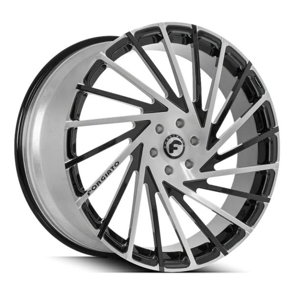 20" Staggered Forgiato Wheels Ventoso M Custom 2 Tone Forged Rims