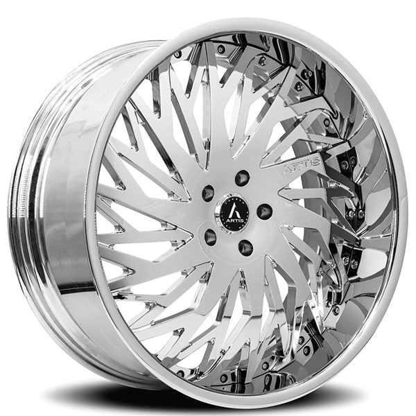 24" Artis Forged Wheels Northtown Chrome Rims
