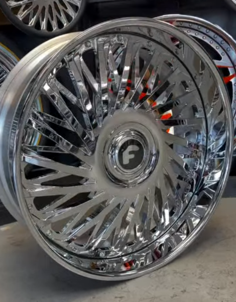 Forgiato K4 all chrome big caps 5x5 and 5x4 75