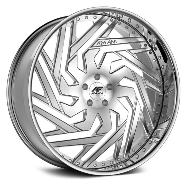 AMANI FORGED   ADESSO 2PC Custom Finish with Chrome Lip