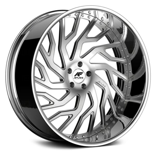 AMANI FORGED   ARLO 2PC Custom Finish with Chrome Lip