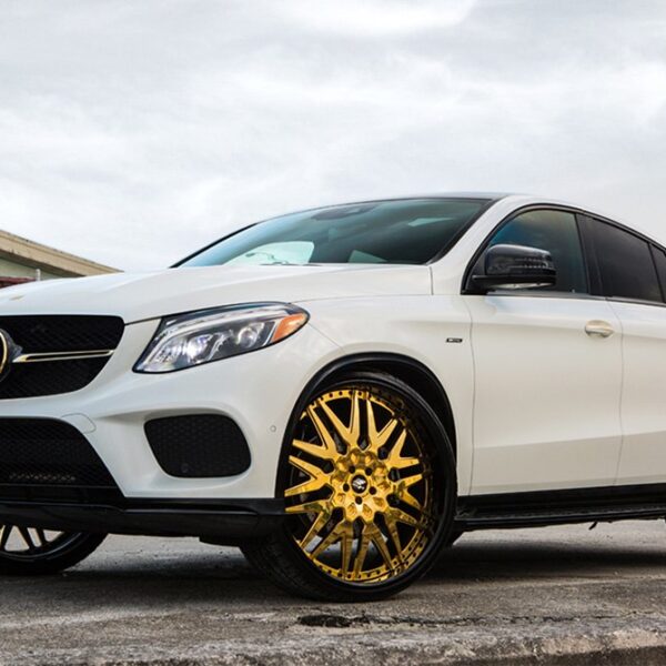 Amani forged artista gloss gold mercedes benz gle63 amg 2 600x600