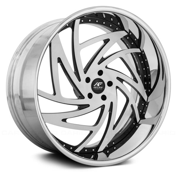 Amani forged arvini brushed gloss black 600x600