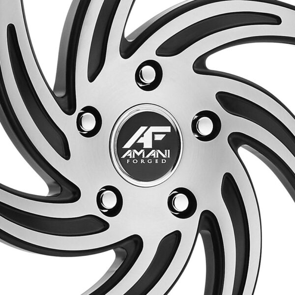 Amani forged benzina satin black close up 2 600x600