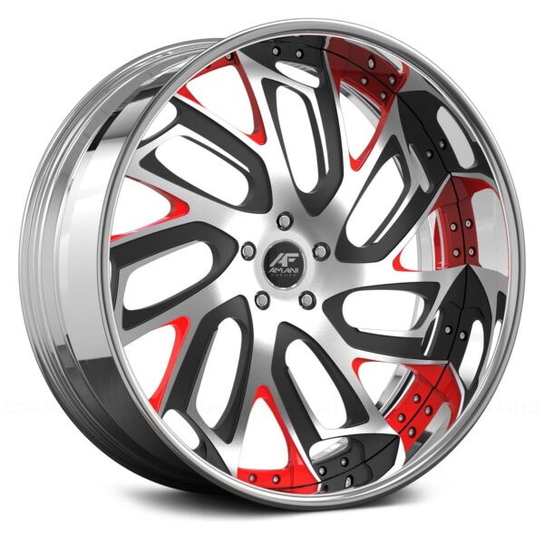AMANI FORGED   BISCAYNE 2PC Custom Finish with Chrome Lip